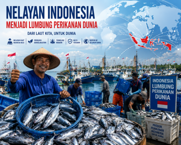 Visual nelayan indonesia menjadi lumbung perikanan dunia Doc SobatPangan.id