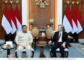 Presiden Prabowo Terima Wamen Perang AS, Perkuat Kemitraan
