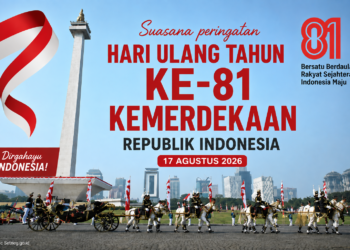Kirab Bendera Merah Putih Meriahkan HUT ke-81 RI